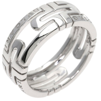 BVLGARI Open Parentesi #54 Ring K18 White Gold Ladies [Used]
