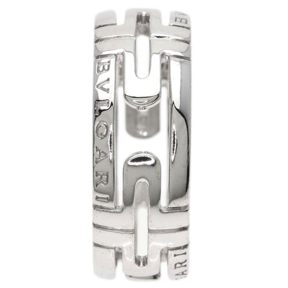 BVLGARI Open Parentesi #54 Ring K18 White Gold Ladies [Used]