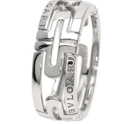 BVLGARI Open Parentesi #54 Ring K18 White Gold Ladies [Used]