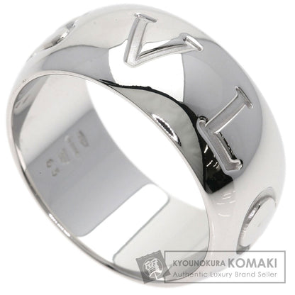 BVLGARI Monologo #63 Ring K18 White Gold Ladies [Used]