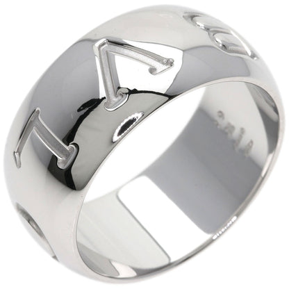 BVLGARI Monologo #63 Ring K18 White Gold Ladies [Used]