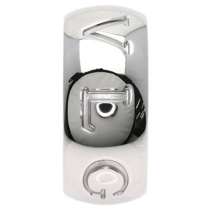BVLGARI Monologo #63 Ring K18 White Gold Ladies [Used]