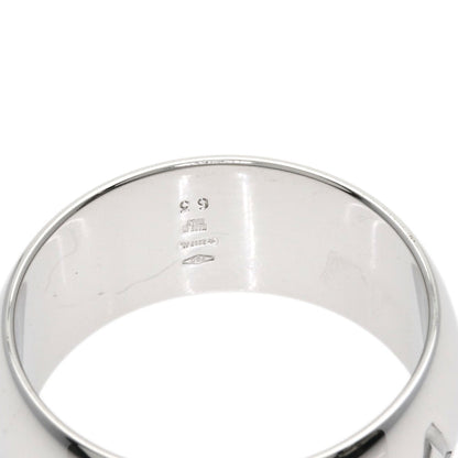 BVLGARI Monologo #63 Ring K18 White Gold Ladies [Used]