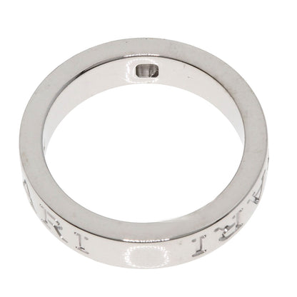 BVLGARI Double logo Diamond Ring K18 White Gold Ladies [Used]