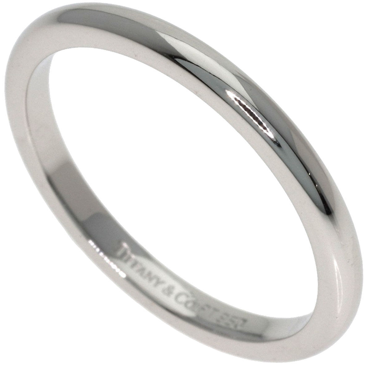 TIFFANY&Co. Stacking band Ring Platinum PT950 Ladies [Used]