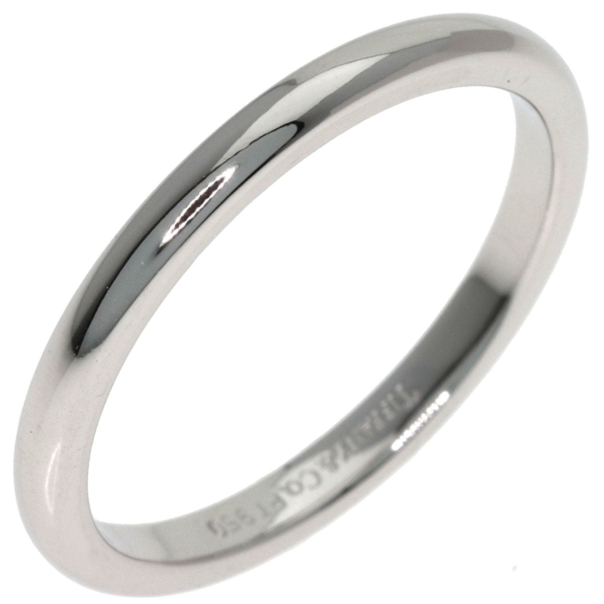 TIFFANY&Co. Stacking band Ring Platinum PT950 Ladies [Used]