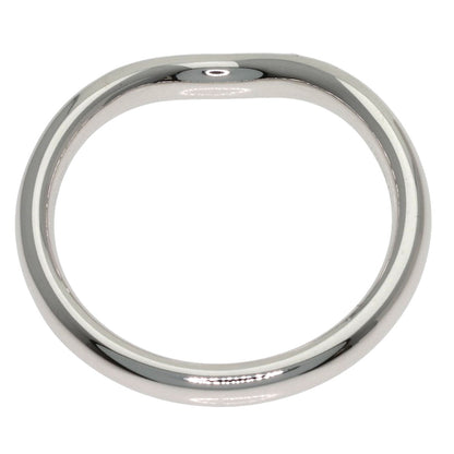 TIFFANY&Co. Curved band Diamond Ring Platinum PT950 Ladies [Used]