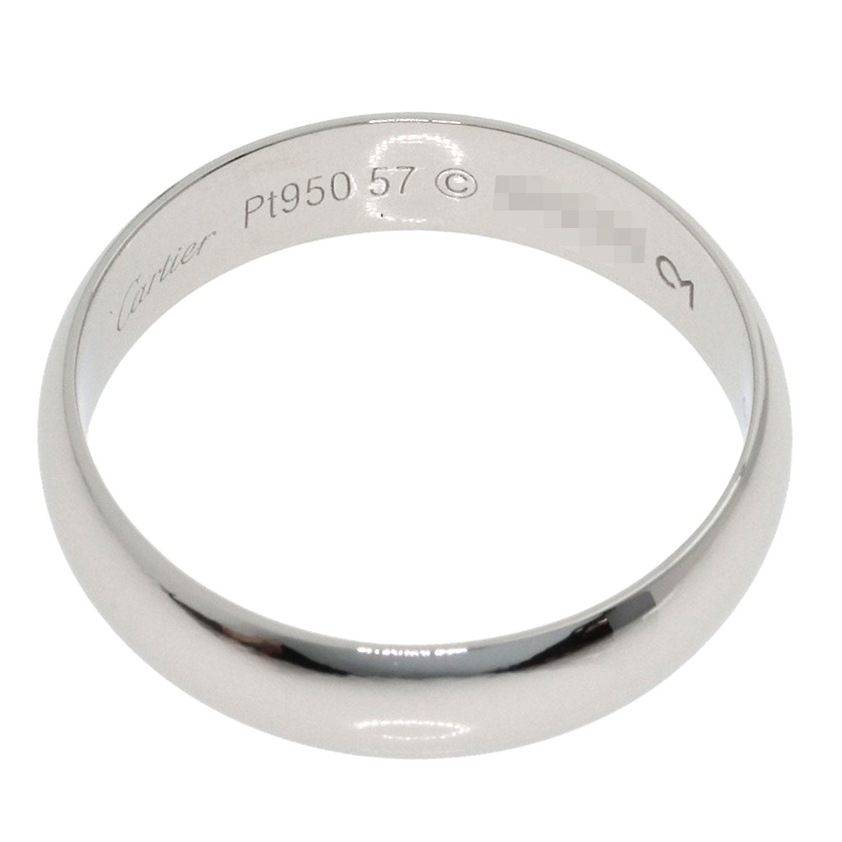 CARTIER Wedding #57 Ring Platinum PT950 Ladies [Used]