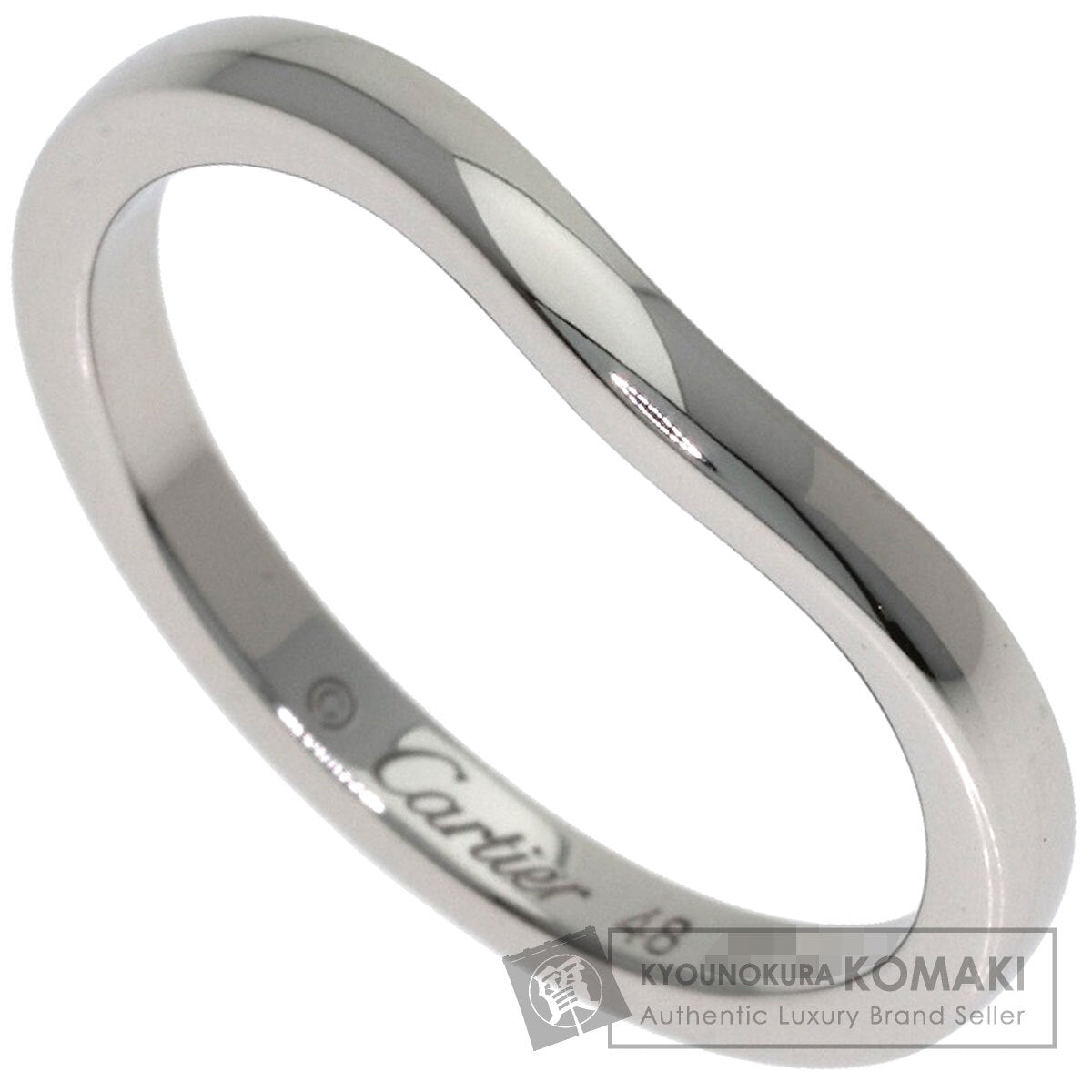 CARTIER Ballerina Wedding #48 Ring Platinum PT950 Ladies [Used]