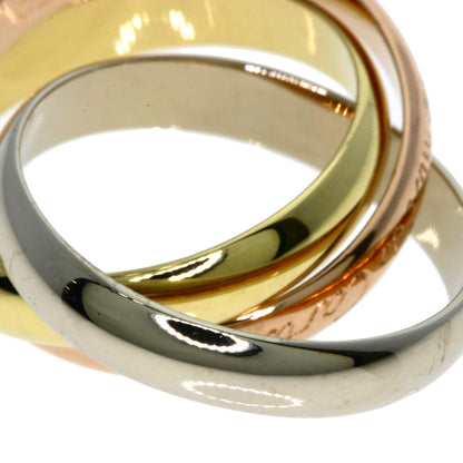 CARTIER Trinity 3 color # 50 Ring K18 Yellow Gold 18K Pink GoldLadies [Used]