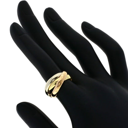 CARTIER Trinity 3 color # 50 Ring K18 Yellow Gold 18K Pink GoldLadies [Used]