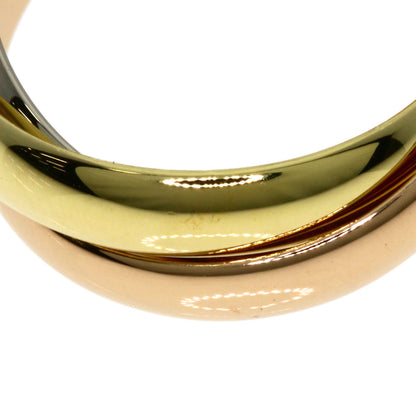 CARTIER Trinity 3 color # 50 Ring K18 Yellow Gold 18K Pink GoldLadies [Used]
