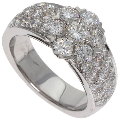 Van Cleef & Arpels Fleurette Diamond Ring K18 White Gold Ladies [Used]