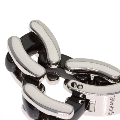 CHANEL Ultra Black ceramic #49 Ring K18 White Gold Ladies [Used]