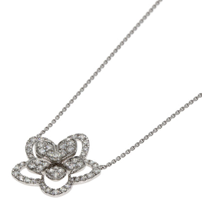 GRAFF Wildflower Large Diamond Necklace K18 White Gold Ladies [Used]