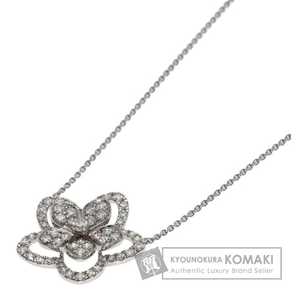 GRAFF Wildflower Large Diamond Necklace K18 White Gold Ladies [Used]
