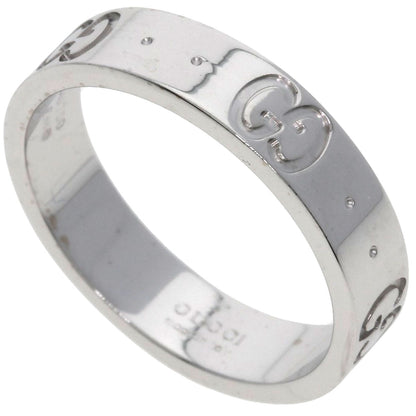 GUCCI アイコン #8 Ring K18 White Gold Ladies [Used]