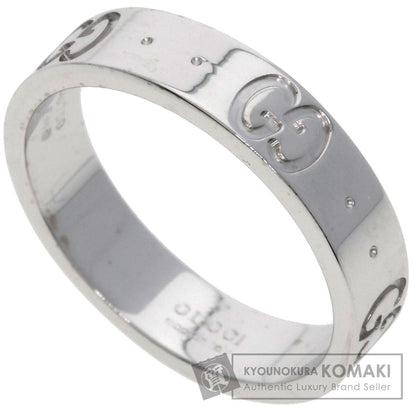 GUCCI アイコン #8 Ring K18 White Gold Ladies [Used]