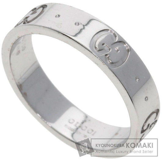 GUCCI アイコン #8 Ring K18 White Gold Ladies [Used]
