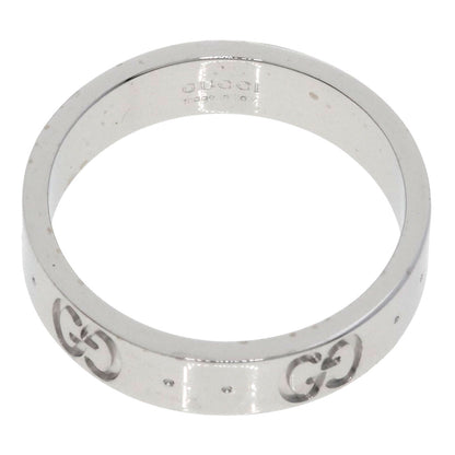 GUCCI アイコン #8 Ring K18 White Gold Ladies [Used]
