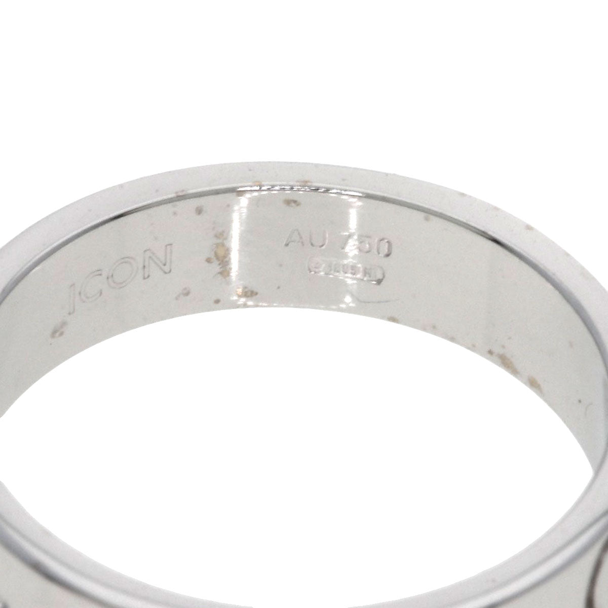 GUCCI アイコン #8 Ring K18 White Gold Ladies [Used]