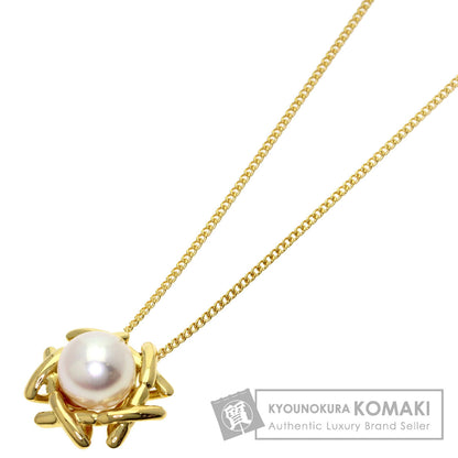 TIFFANY&Co. Kiss Around Pearl Pearl Necklace K18 Yellow Gold Ladies [Used]