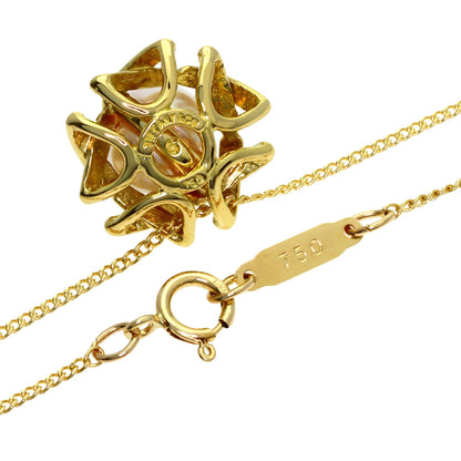 TIFFANY&Co. Kiss Around Pearl Pearl Necklace K18 Yellow Gold Ladies [Used]