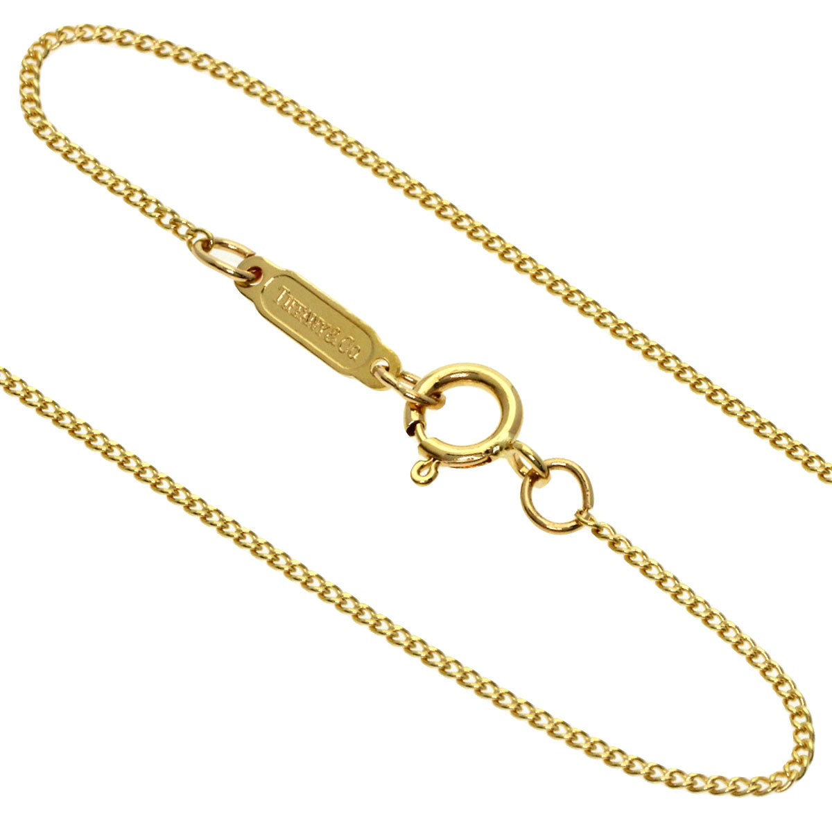 TIFFANY&Co. Kiss Around Pearl Pearl Necklace K18 Yellow Gold Ladies [Used]