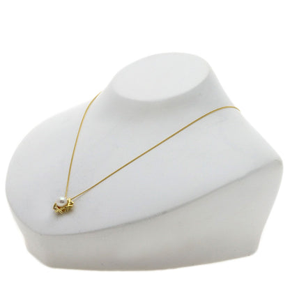 TIFFANY&Co. Kiss Around Pearl Pearl Necklace K18 Yellow Gold Ladies [Used]