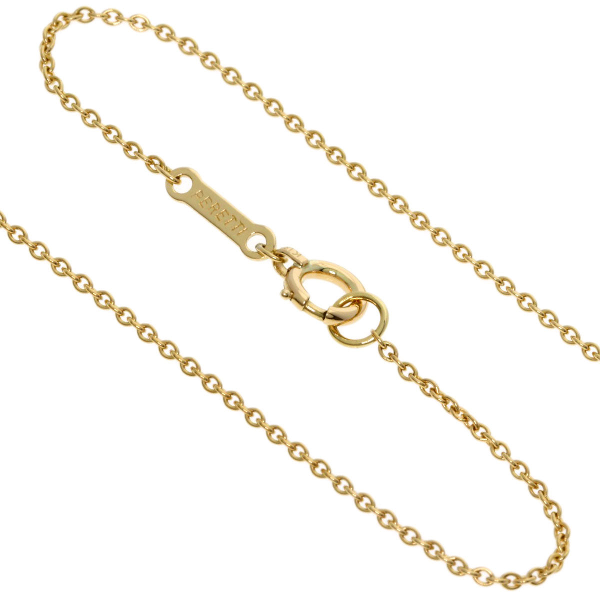 TIFFANY&Co. Open heart Necklace K18 Yellow Gold Ladies [Used]