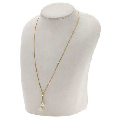 TASAKI Pearl Pearl Necklace K18 Yellow Gold Ladies [Used]