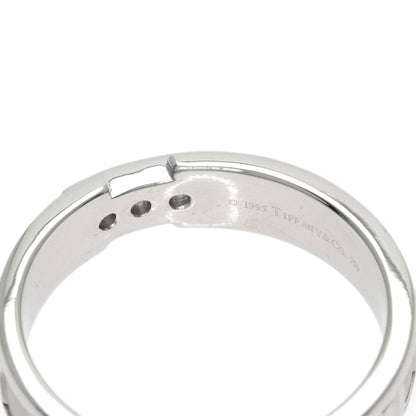 TIFFANY&Co. Atlas 3P Diamond Ring K18 White Gold unisex [Used]