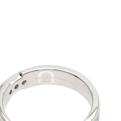 TIFFANY&Co. Atlas 3P Diamond Ring K18 White Gold unisex [Used]