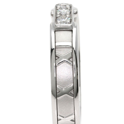 TIFFANY&Co. Atlas 3P Diamond Ring K18 White Gold unisex [Used]