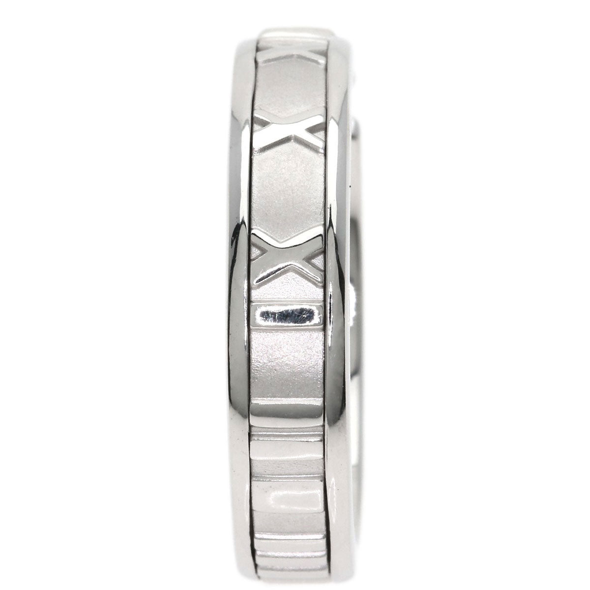 TIFFANY&Co. Atlas 3P Diamond Ring K18 White Gold unisex [Used]