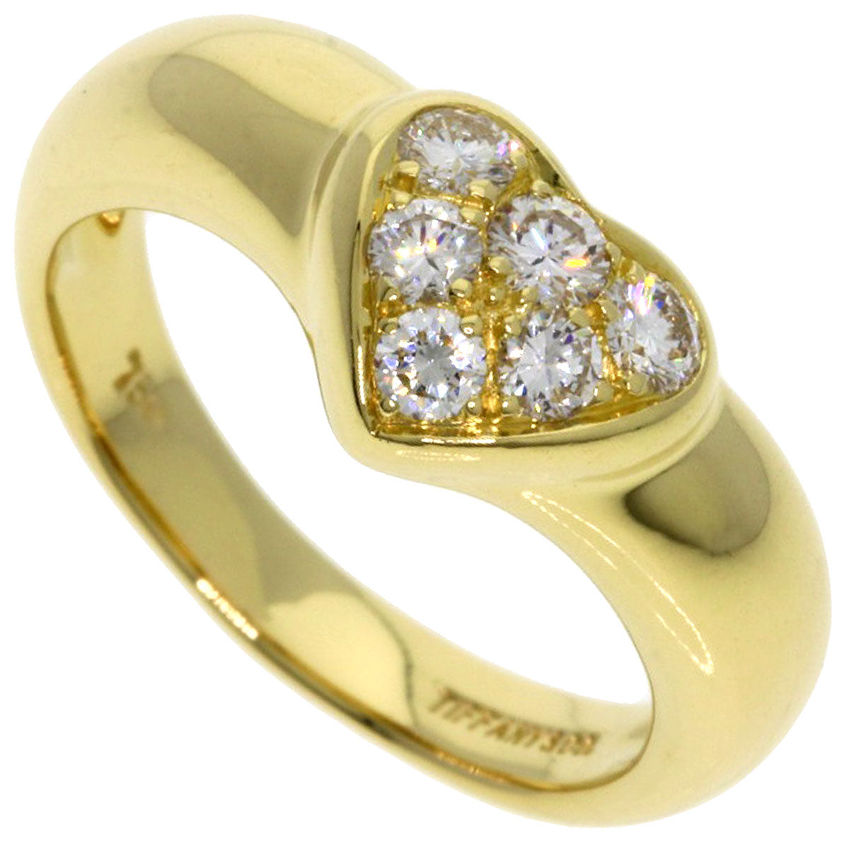 TIFFANY&Co. Friendship Diamond Ring K18 Yellow Gold Ladies [Used]