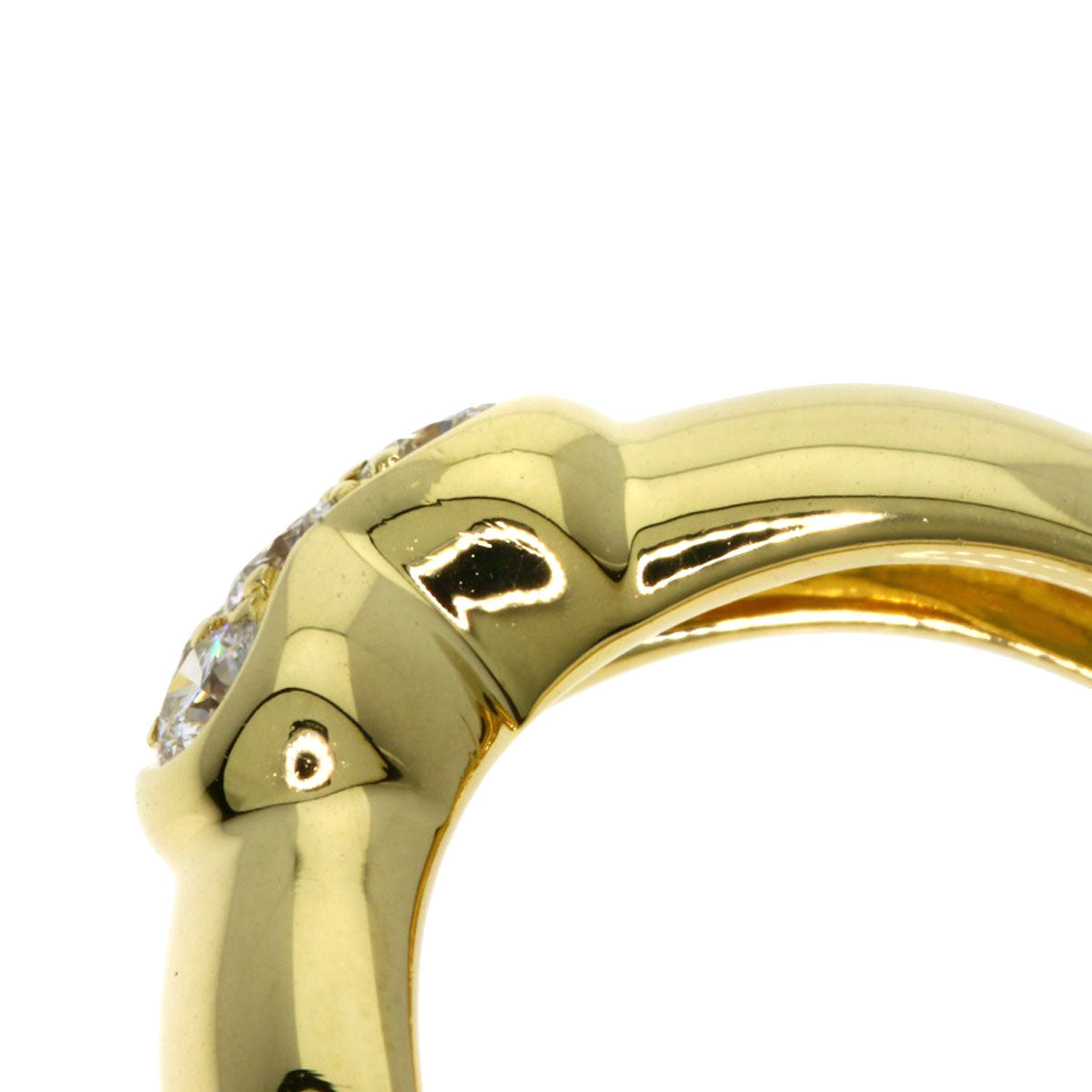 TIFFANY&Co. Friendship Diamond Ring K18 Yellow Gold Ladies [Used]