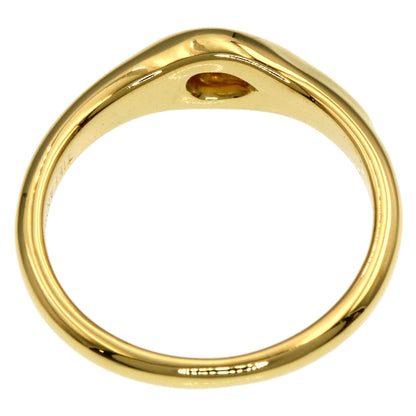 TIFFANY&Co. Pear-shaped 1P diamond Ring K18 Yellow Gold Ladies [Used]