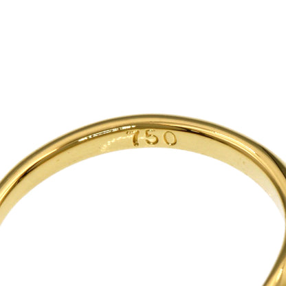 TIFFANY&Co. Pear-shaped 1P diamond Ring K18 Yellow Gold Ladies [Used]