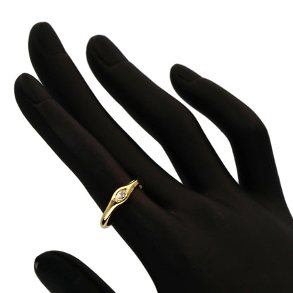 TIFFANY&Co. Pear-shaped 1P diamond Ring K18 Yellow Gold Ladies [Used]