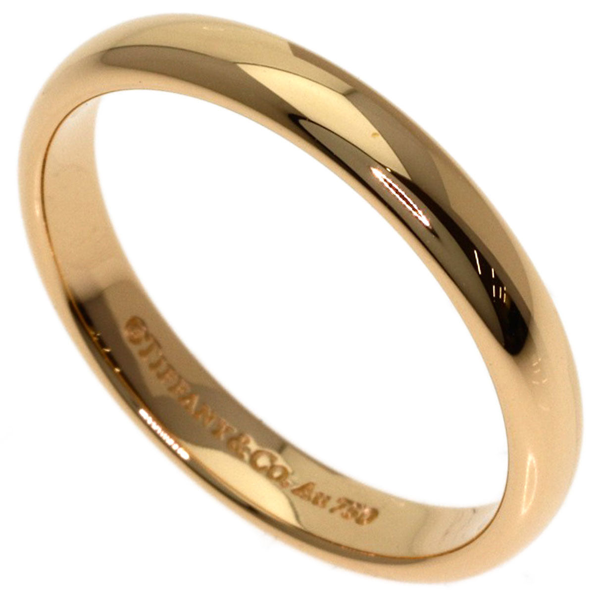 TIFFANY&Co. wedding Ring K18 Pink Gold Ladies [Used]