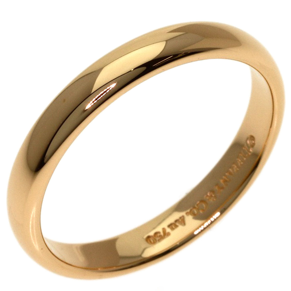 TIFFANY&Co. wedding Ring K18 Pink Gold Ladies [Used]