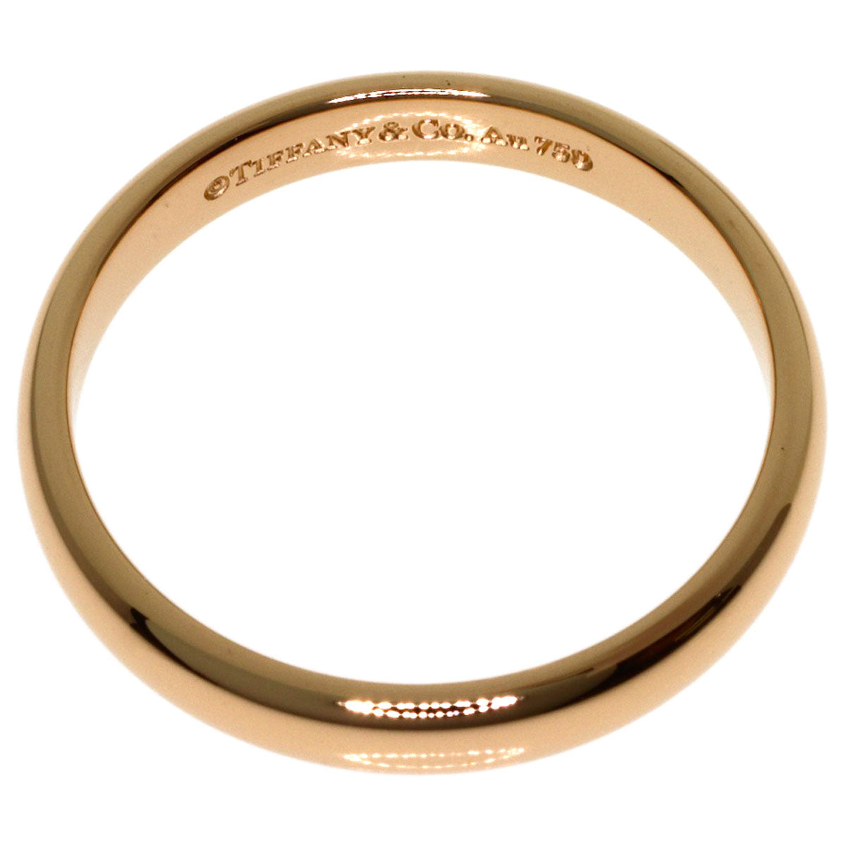 TIFFANY&Co. wedding Ring K18 Pink Gold Ladies [Used]