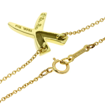 TIFFANY&Co. kiss Necklace K18 Yellow Gold Ladies [Used]