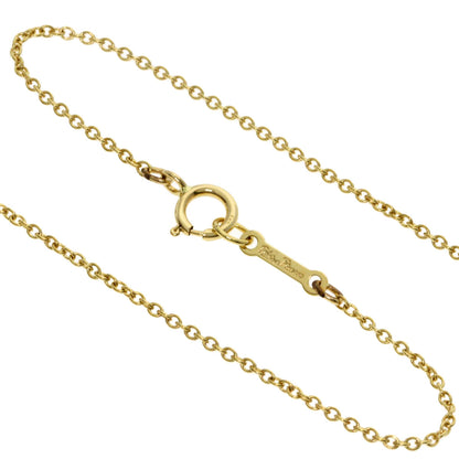 TIFFANY&Co. kiss Necklace K18 Yellow Gold Ladies [Used]