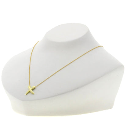 TIFFANY&Co. kiss Necklace K18 Yellow Gold Ladies [Used]