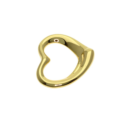 TIFFANY&Co. Open heart Pendant top K18 Yellow Gold Ladies [Used]