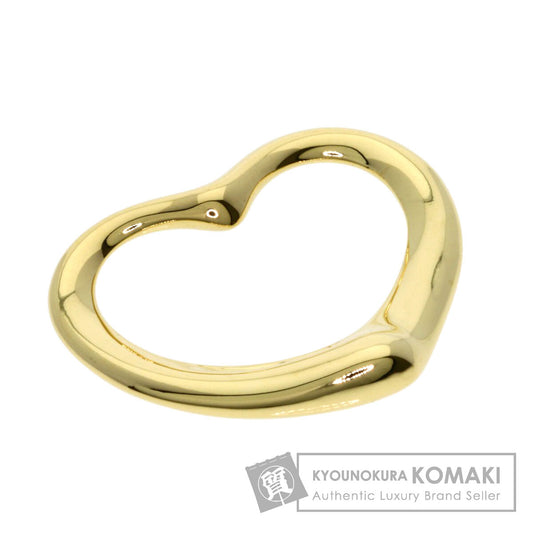TIFFANY&Co. Open heart Pendant top K18 Yellow Gold Ladies [Used]