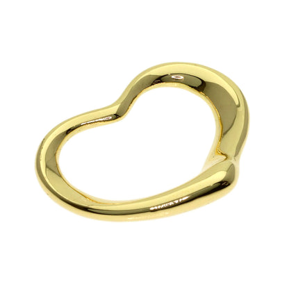 TIFFANY&Co. Open heart Pendant top K18 Yellow Gold Ladies [Used]