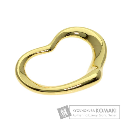 TIFFANY&Co. Open heart Pendant top K18 Yellow Gold Ladies [Used]